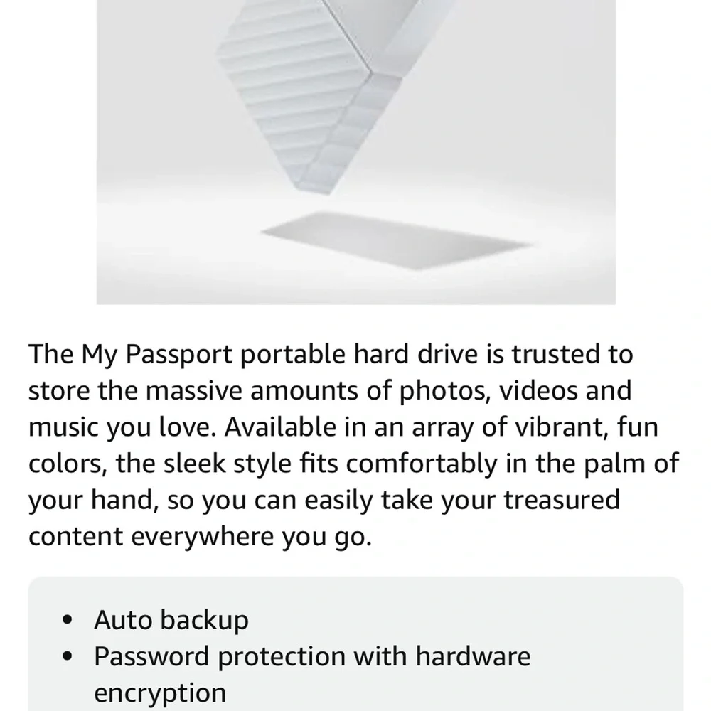 ‎‎Western Digital Technologies, Inc. my passport
